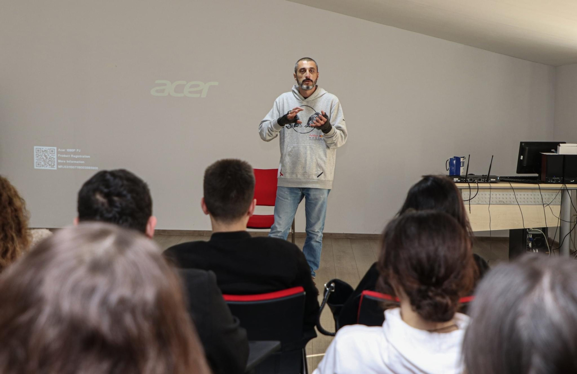 TV presenter Davit Kashiashvili's public lecture at IBSU