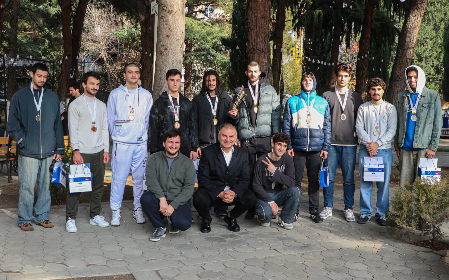 IBSU Rector Awards Winners of 3×3 University Basketball Tournament