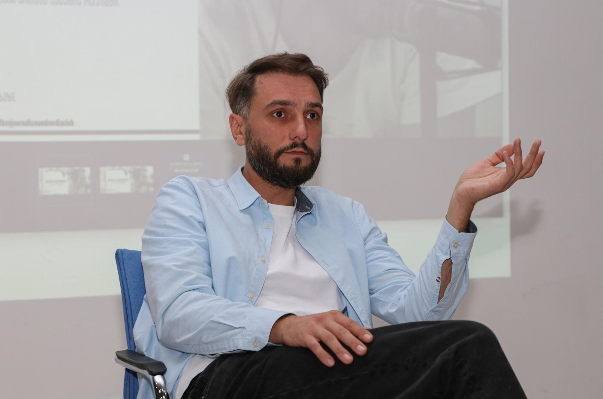 Giorgi Bakhutashvili's public lecture