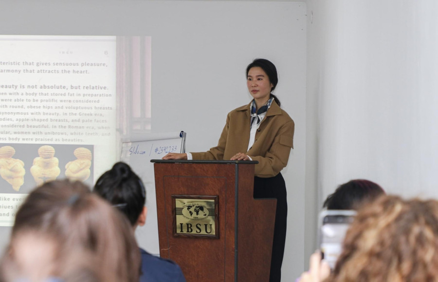 Milan Lee's public lecture at IBSU